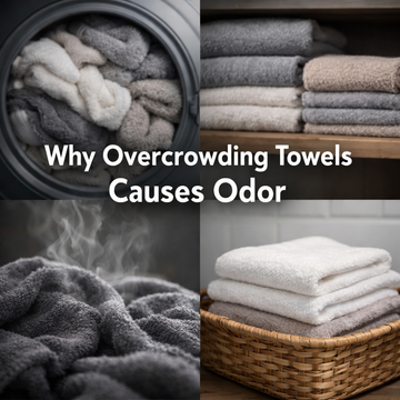 Why Overcrowding Towels Causes Odor