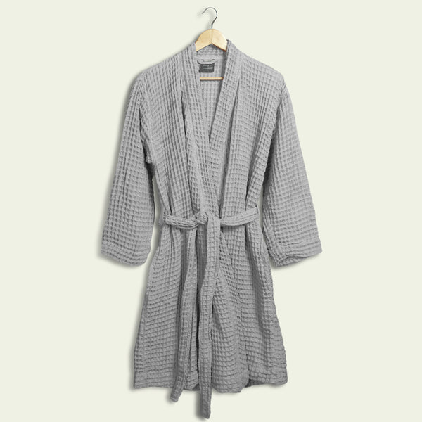 Waffle Robes Extra Large / Silver bath
